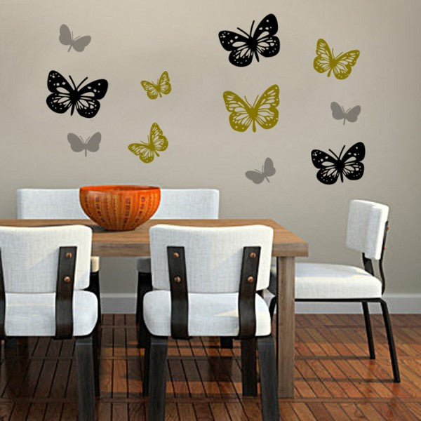 NC5070-6 Butterfly Wall Stickers Art Decal Home DIY Decor Removable Wall Decor