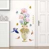 Wallsticker Stiker Vase Peony Pot Vas Bunga Wallstiker