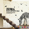 Zebra Wall Stickers DLX6017/LC6017a