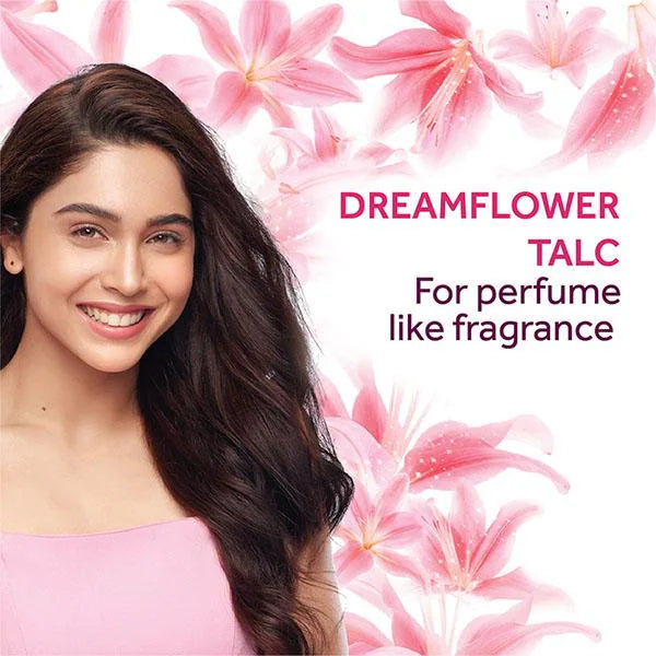 POND'S DREAM FLOWER FRAGRANT TALC - PINK LILY 400G  pdftpkz9b-1