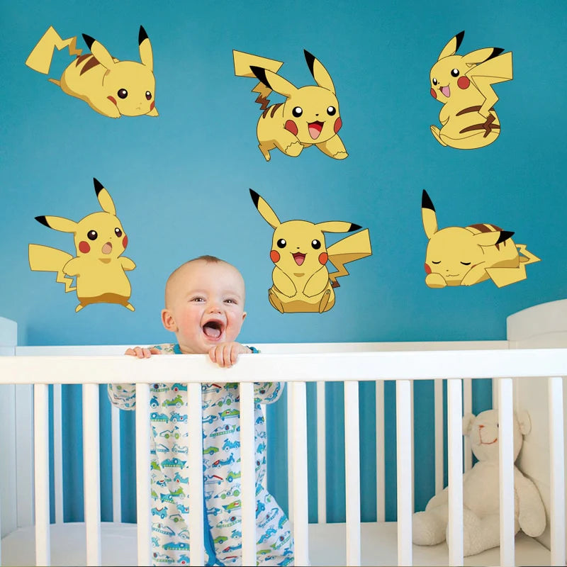 Pokemon Pikachu Wall Stickers