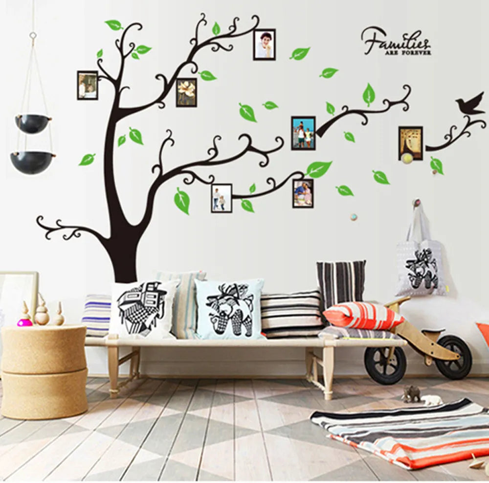 3D DIY Photo Tree PVC Wall Decals Adhesive Wall Stickers Mural Art Home Decor new decorations for home