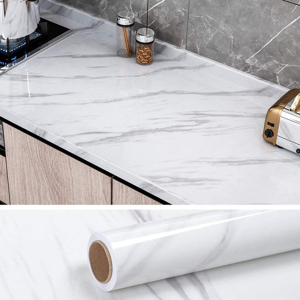 Kitchen Oil-proof Waterproof Stickers Aluminum Foil Kitchen Stove Cabinet Self Adhesive Wall Sticker DIY Wallpaper 24 inch by 78 inch  60cm by 200cm