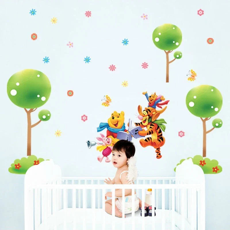 Wandtattoo Wandsticker Baby Winnie Pooh Tigger Wandaufkleber Disney Kinderzimmer size 60x90 dlx129l