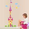 New Huge Princess Castle Wall Decal Removable Sticker Home Decor Kid's Bedroom Ay1916a