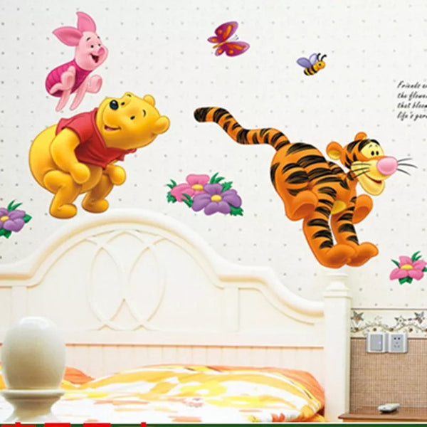 Pooh Wall Winnie Sticker Disney Decal Vinyl Decor Art Kids Decals Home Room