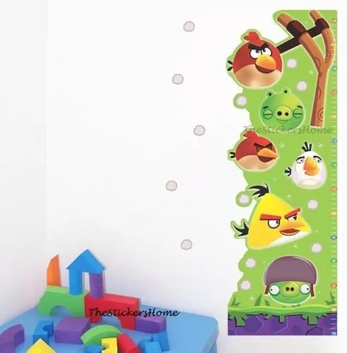 Super Birds Height Chart Growth Measure For Children Home Decor