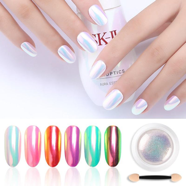 12 box rendome colors Nail Glitter Powder Pearl Shimmer Nail Powder Chrome Sparkling Dazzling Pigment Dust Art Decoration ntfrmir3d-1