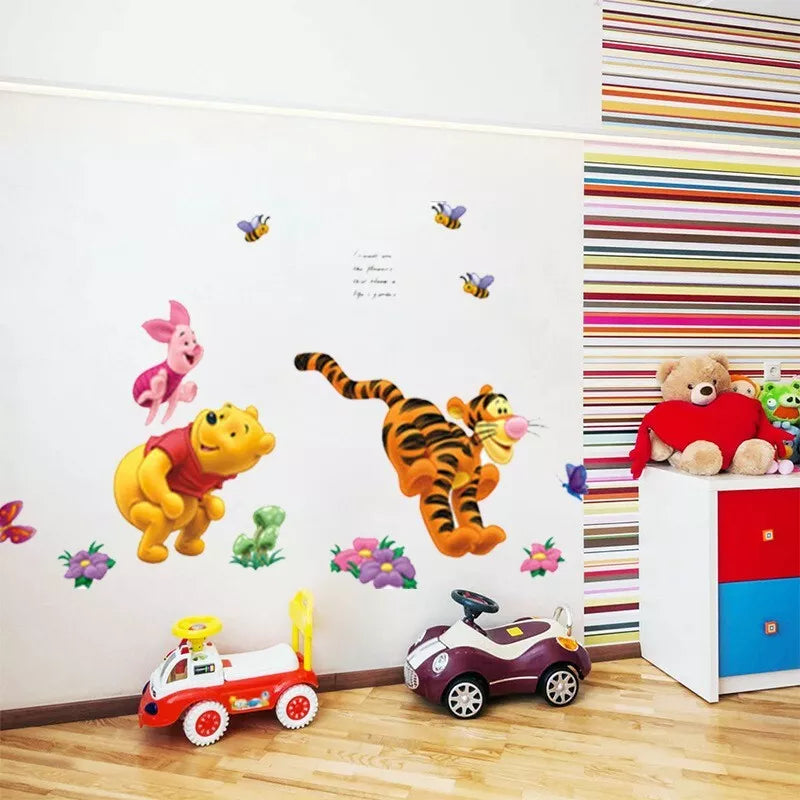 Pooh Wall Winnie Sticker Disney Decal Vinyl Decor Art Kids Decals Home Room