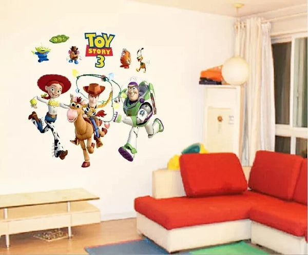 Toy Story 3 Wall Stickers Decals Kids Boys Girls Room Nursery Décor Vinyl Art  size 60x90