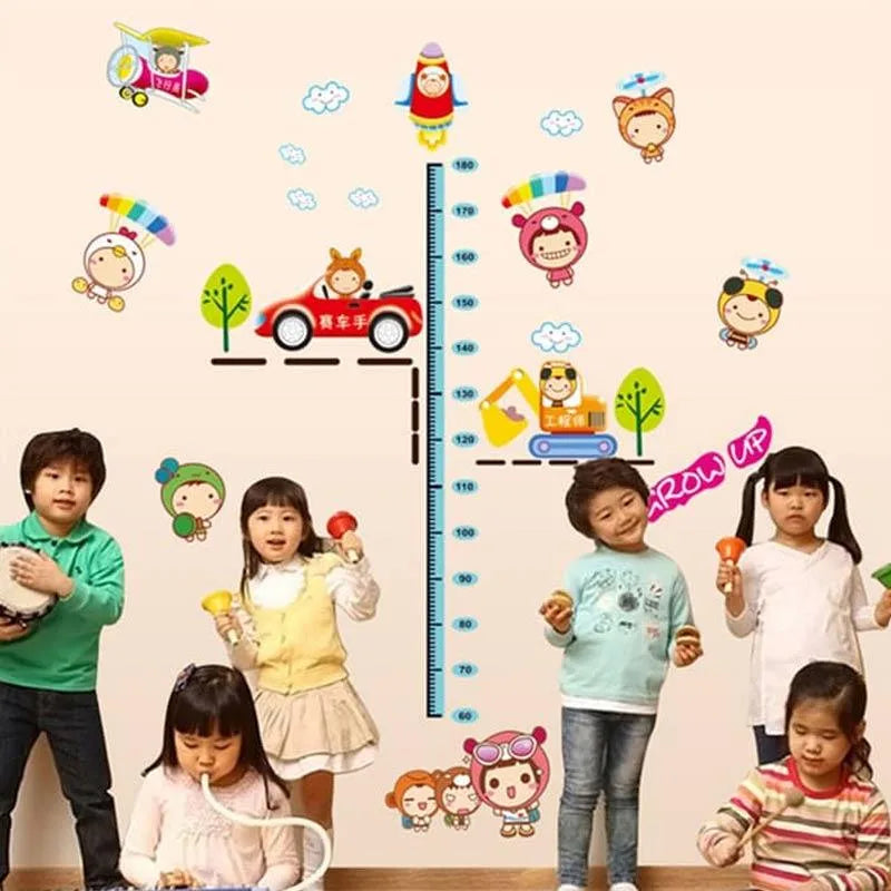 Ay891 Grow Up Transportation Wall Sticker [60 x 90 cm]