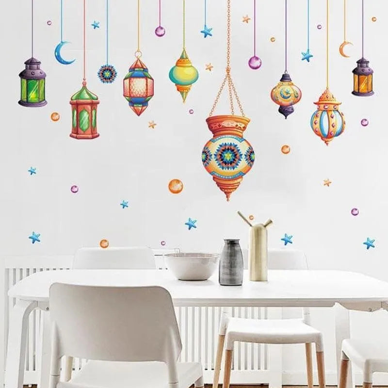 XH9263 Chandelier Lamp Wall Sticker