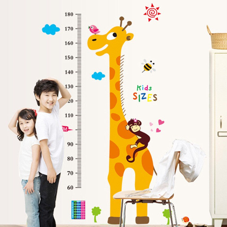 Giraffe Height Measuring Wall Sticker AY9092