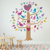 Glow in the Dark Wall Stickers - Tree with Birds  ABQ9617