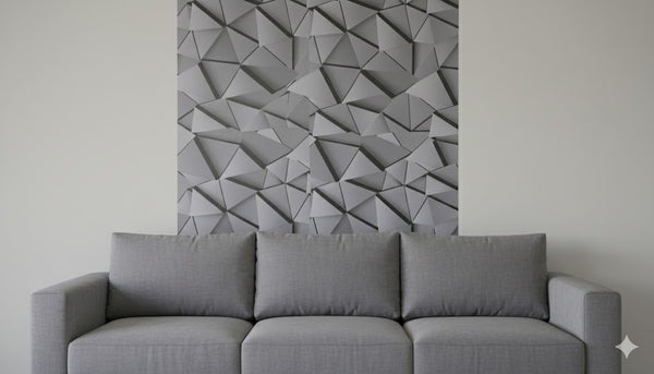 3D PVC Plastic Wall Panels for Walls & Ceiling | Gaming Room Decor (16×90cm)