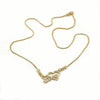 Elegant Gold Letter Love Pendant - Neckles