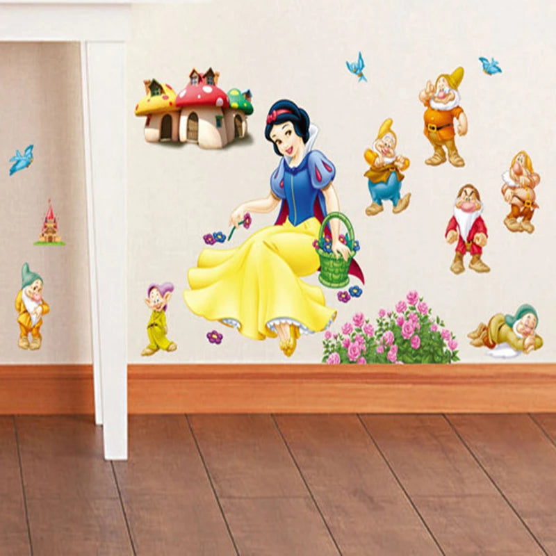 Eyes Seven Dwarfs Stickers Anime Cartoon Wall sticker LM1006