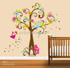 Tree Very Cute Peel Scroll Tinkle Fairy Girl DIY Removable Wall Stickers Parlor Kids Bedroom Home Decor Mural Decal JM7158