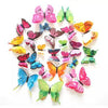 3D Multicolor Butterfly 8 peace Wall Stickers