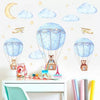 JM7343 Cute Hot-air Balloon Design Wall Sticker