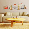 JM7304 Creative Personality Romantic Bridge Landscape Wall Sticker