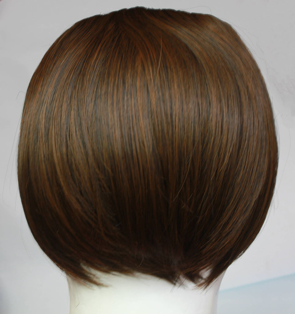 Natural Short Puff Bob Wig Synthetic Straight Hair Extension For Her hefrlbd8h-1