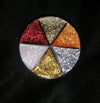 6 in 1 glitter eyeshadow pressed shimmer and shine glitter eyeshadow pigmented long lasting