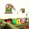 3D Girrafe Wall Stickers XH0861C