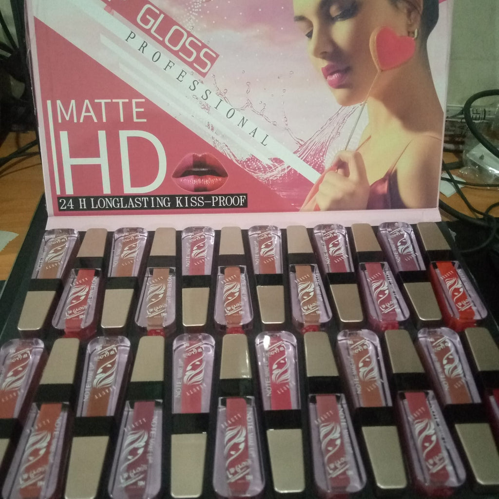 Note Makeup Lip Gloss Professional Matte HD 24H Long Lasting Kiss-Proof  nmlgmiz8b-d