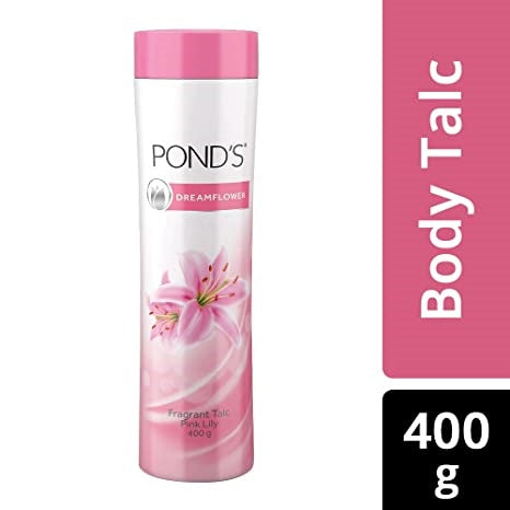 POND'S DREAM FLOWER FRAGRANT TALC - PINK LILY 400G  pdftpkz9b-1