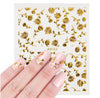 Golden 3D Nail Art Sticker Set Mixed Design ntfrgdr4c-1