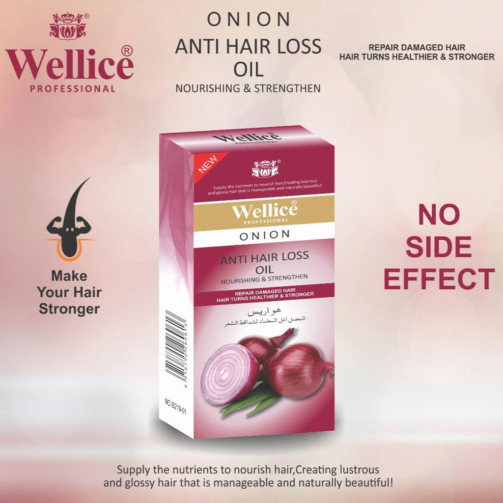 Wellice Onion Anti Hair Loss Oil 150ml  whlsmnz1d-d