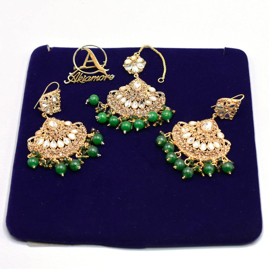 Maang Tikka Earrings Set For Women Buy Online – Gehna Shop