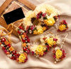 Maiyo Mehndi Flower Jewellery For Bridal And Friend's Bridal Wear Wedding & Any Funcation  jtfrmia1h-i