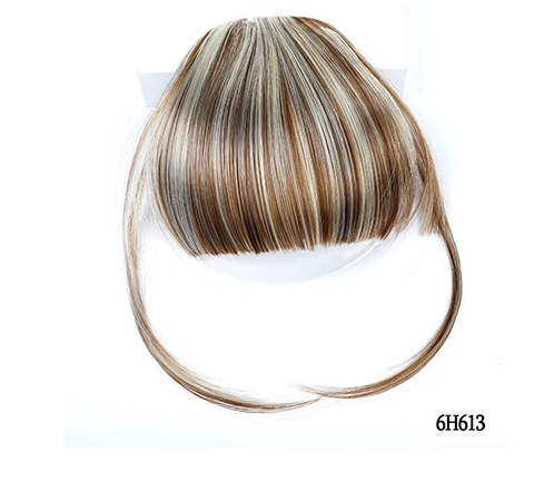 Clip In Blunt Bangs Thin Fake Fringes Natural Synthetic Neat Hair Bang Accessories For Girls Invisible Natural hefrbkd6d-8