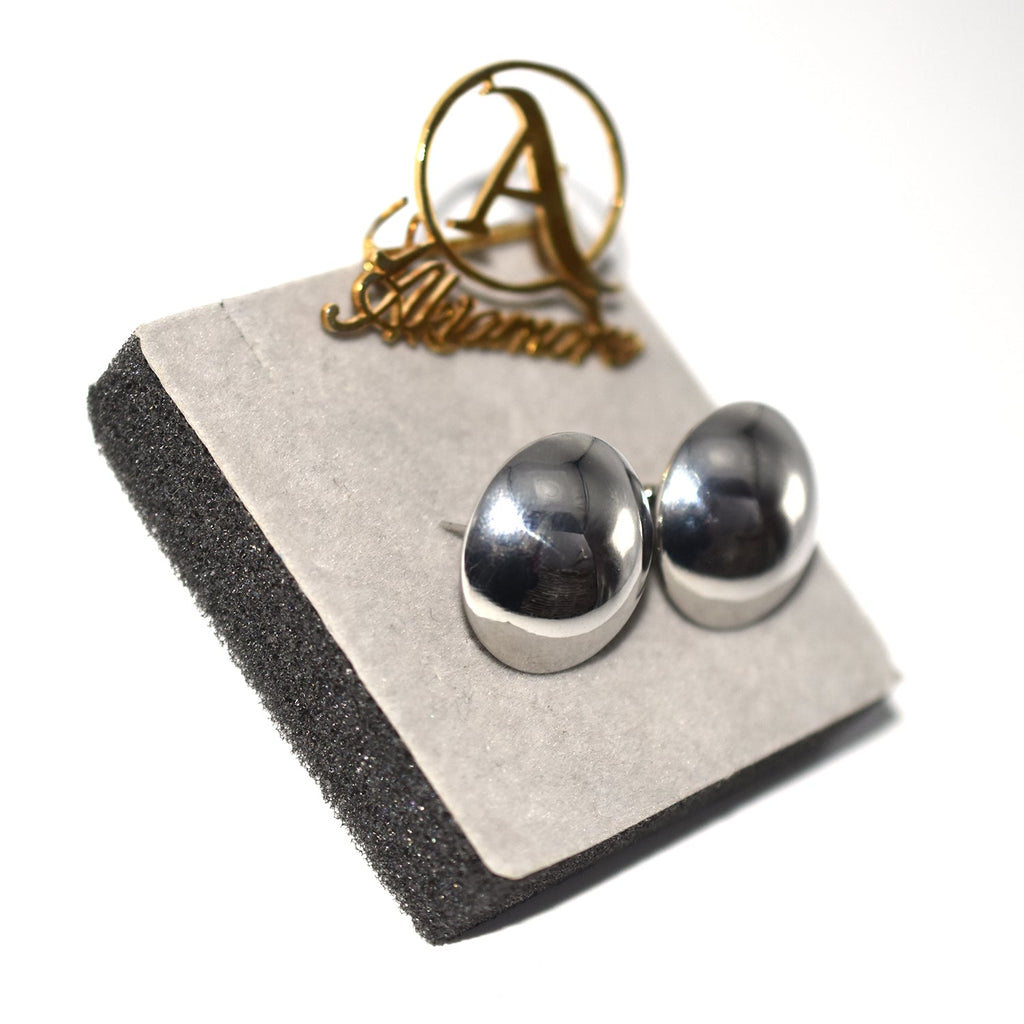 Crystal Stud Earrings Silver golden Color Ear Studs Women's Fine Jewelry  Birthday Gift