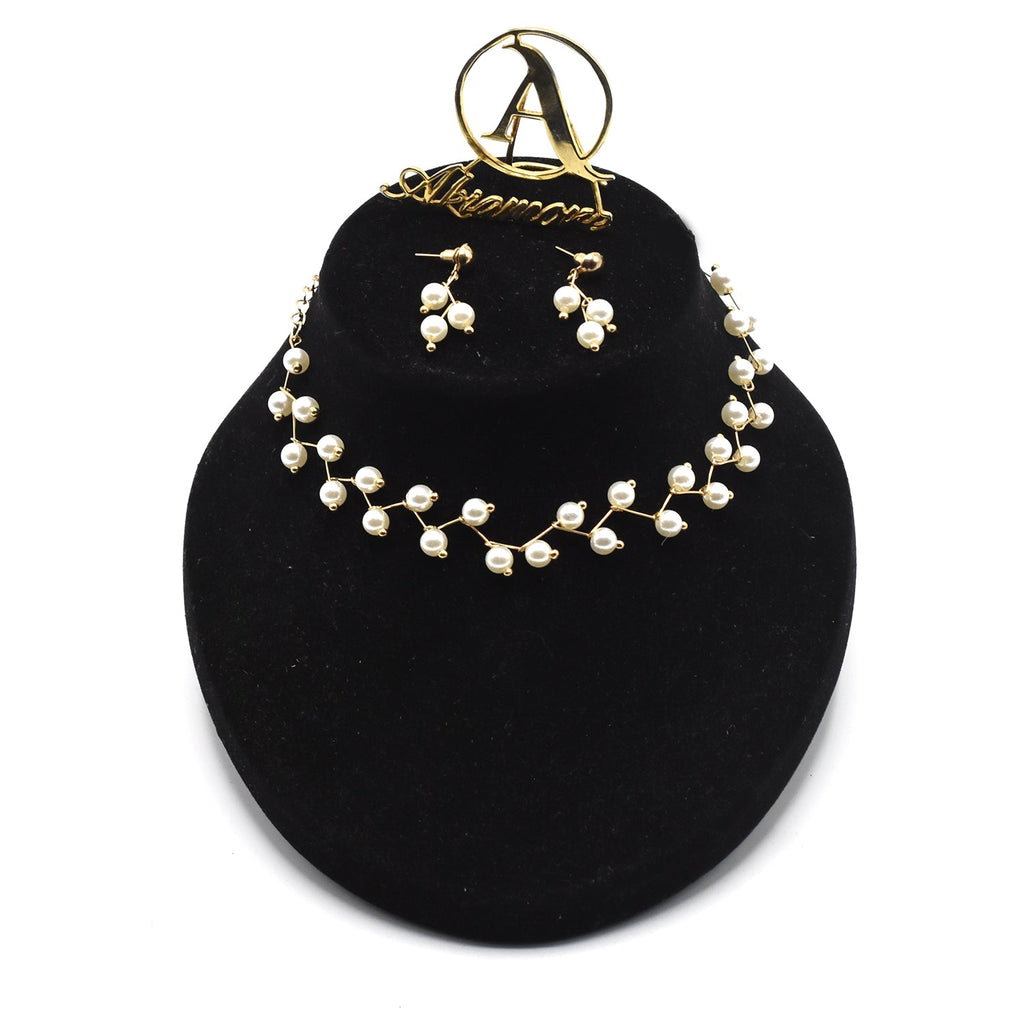 white pearl jewellery set  jtfrpda1n-4