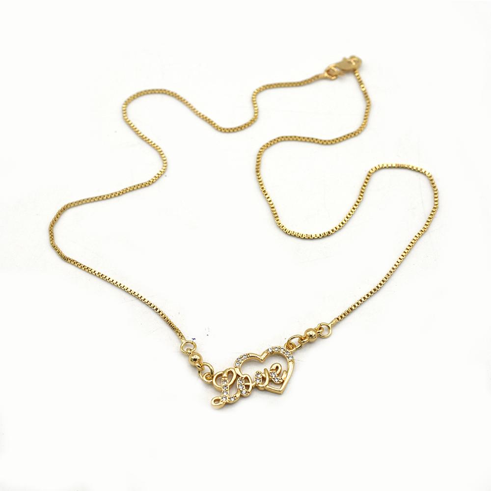 Fashion Pendant Necklace for Women Retro Vintage Classic Chain Rose Gold Color Cubic Zircon Stone Jewelry nkfrgda3j-9