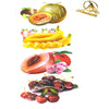 Pack of 4 fruit 3d wall stickers