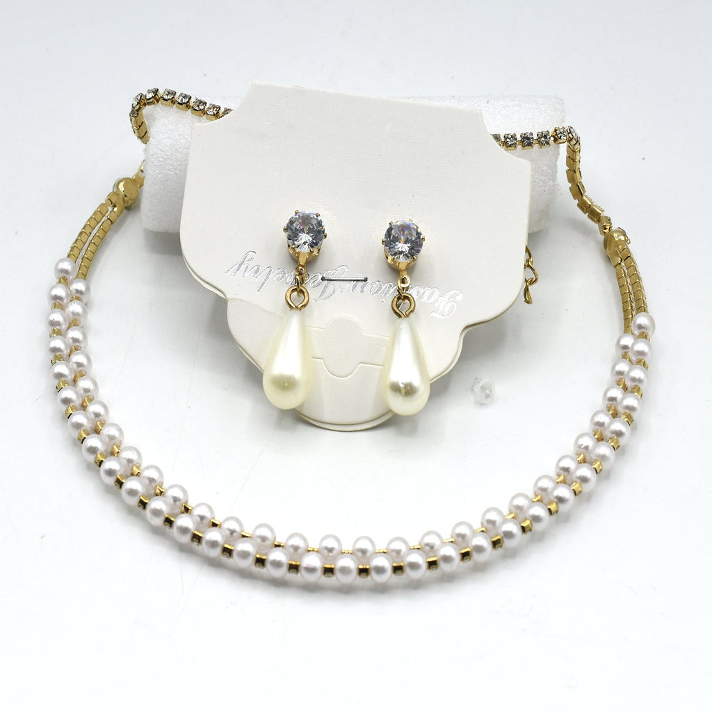 Rose gold necklace set jtfrpda1f-6
