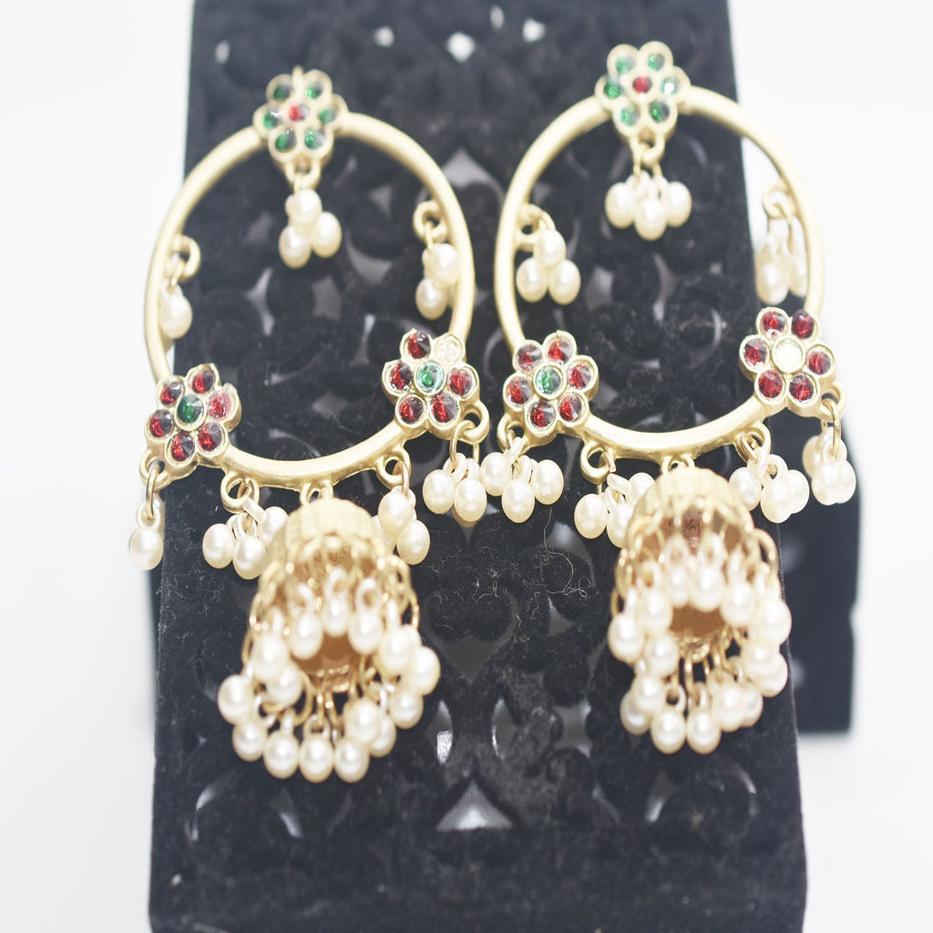 Indian Fashions - Earrings | Big Size Cz Earrings | Latest Trendy Earring  Design