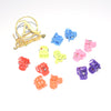 Multi color Plastic Small hair clips catcher crfrmis5f-3