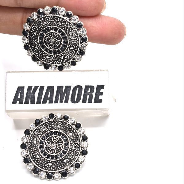 sterling silver New Jewelry Shambhala luxury zirconia female popular original brand of high-end vintage stud earrings 4.7
