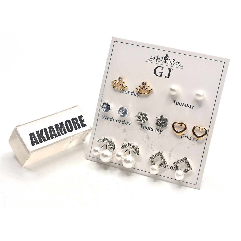 Fancy Stud Earrings  7pcs/set 2020 New Jewelry For Women fashion Jewellery egfrgrc1b-1