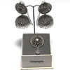 silver stylish jhumki with bindiya