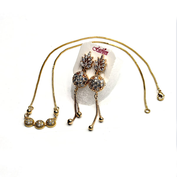 Elegant Zircon Locket Sets for Women