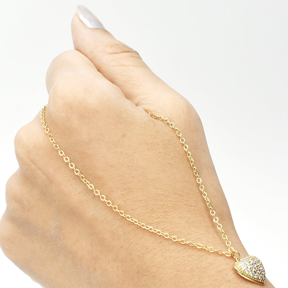 Trendy Exquisite Zircon Clavicle Chain Necklace Gold