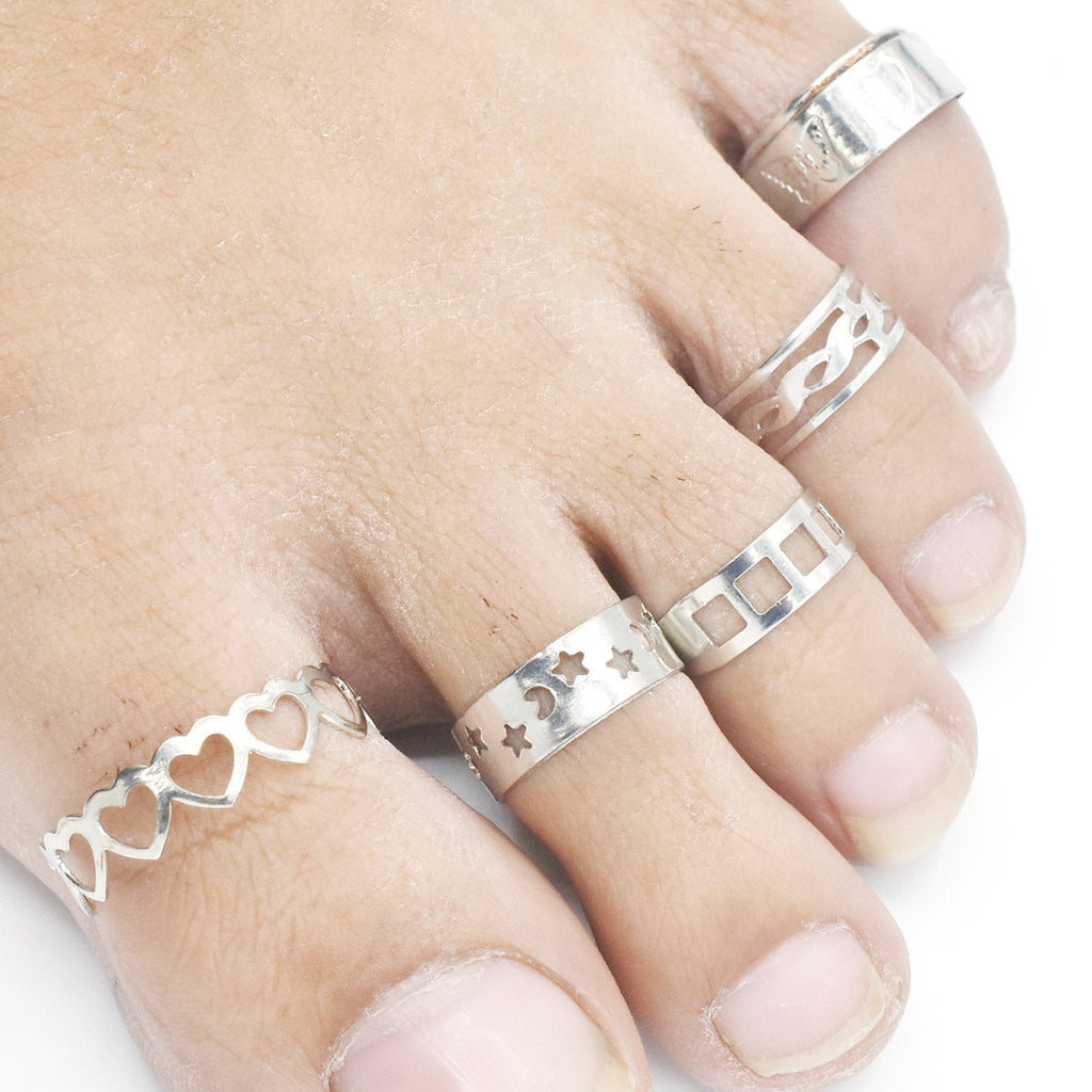 Adjustable Toe Rings Women, Fashion Jewelry Toe Rings