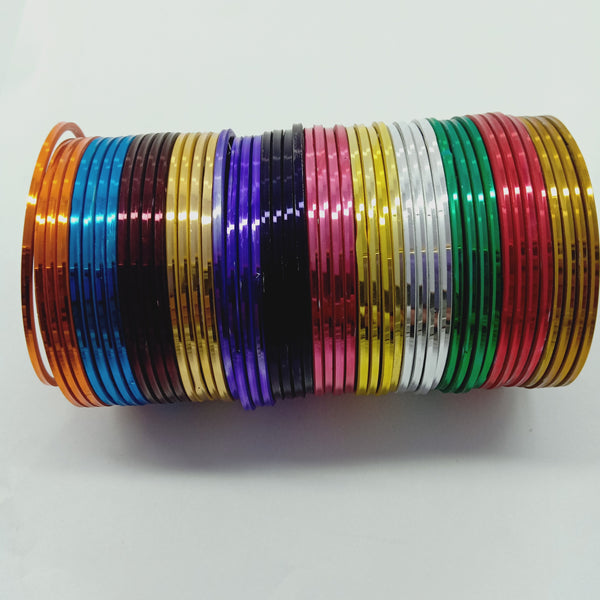 Bangles metal multy color 48 pec for daily use bl24mie2b-1