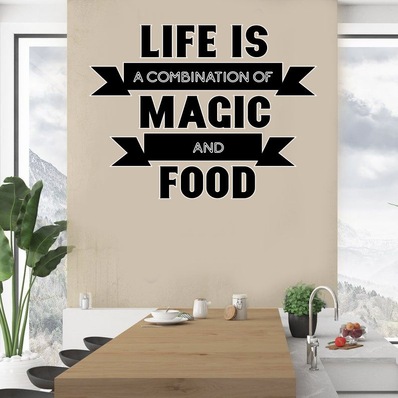 Wall Sticker Wall Decal Kitchen Living Room meals Sticker Wall Tattoo Décor Decals, Stickers & Vinyl Art Hom